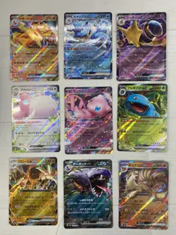 Japanese Pokemon 151 SV2a EX RR Card Lot Charizard Blastoise Venusaur Mew NM - Image 1