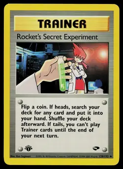 Pokemon Card - Rocket's Secret Experiment Gym Challenge 120/132 1st Edition - Image 1