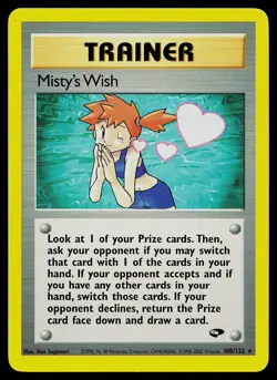 Pokemon Card - Misty's Wish Gym Challenge 108/132 Rare - Image 1