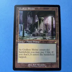 Godless Shrine Retro Frame, Ravnica Remastered, Regular Card NM MTG - Image 1