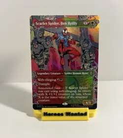 Scarlet Spider, Ben Reilly (Borderless) R Marvel's Spider-Man 214 NM MTG - Image 1