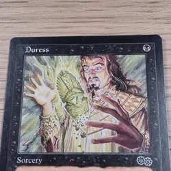 Magic The Gathering Duress Sorcery Urza’s Saga Common LP - Image 2