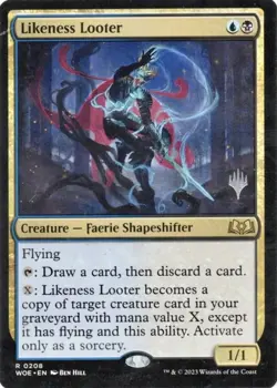 Likeness Looter - WOE [NM] [MTG - MAGIC] Promo Stamp - Image 1