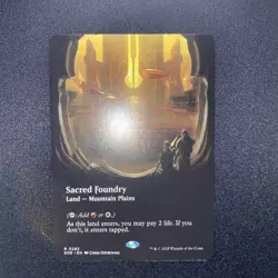 x1 Sacred Foundry EOE Edge of Eternities MTG 282 M/NM 1x - Image 1