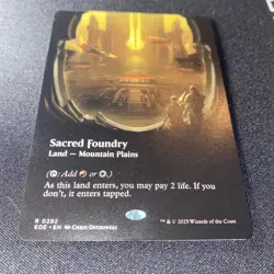 x1 Sacred Foundry EOE Edge of Eternities MTG 282 M/NM 1x - Image 4