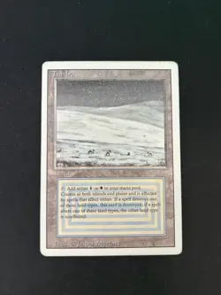 MTG Tundra Revised Edition Dual Land Reserve List MP - Image 1