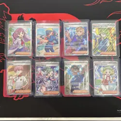 Pokemon Full Art Trainer Lot N/M 8 cards - Image 1
