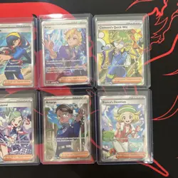 Pokemon Full Art Trainer Lot N/M 8 cards - Image 4
