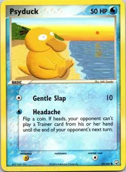 Psyduck 70/109 Common Team Rocket Returns Pokemon NM - Image 1