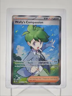 WALLY'S COMPASSION 2025 POKEMON MEGA EVOLUTION ULTRA RARE 176/132 Q5542 - Image 1