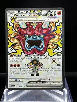 1x Hearthflame Mask Ogerpon ex - 192/167 - Ultra Rare NM-Mint Pokemon SV06 - Twi - Image 1