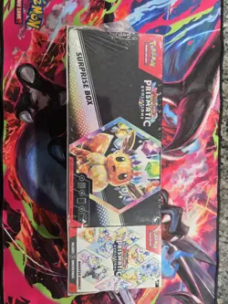 Pokemon Prismatic Evolutions Sam’s Club Exclusive Surprise Box + Booster Bundle - Image 1
