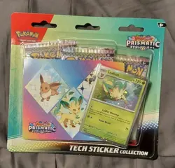 Pokemon TCG Lot Of (2) Prismatic Evolutions Tech Sticker Collection - Image 3