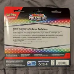 Pokemon TCG Lot Of (2) Prismatic Evolutions Tech Sticker Collection - Image 4