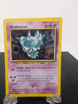 Pokemon TCG Misdreavus Holo Rare Neo Revelation 11/64 MP Condition - Image 1