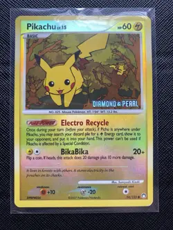 Pokemon TCG - Pikachu 94/123 [Reverse Holo][Stamped] - Mysterious Treasures - LP - Image 1