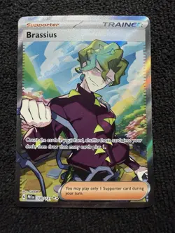 Pokemon Brassius 135/131 SV151 Full Art Trainer NM - Image 1