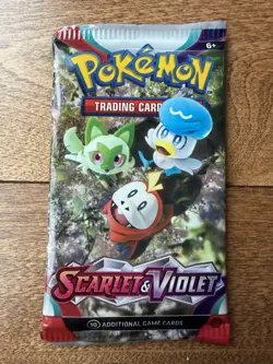 🔥 Pokemon TCG Scarlet & Violet BASE Booster Pack RANDOM ART - Image 1
