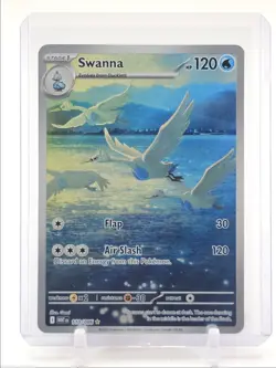SWANNA 2025 POKEMON WHITE FLARE ILLUSTRATION RARE 110/086 Q4339 - Image 1