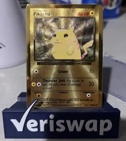 Pokemon Gold MetalCards Celebrations Set Charizard 4/102 Pikachu 58/102 - Image 4