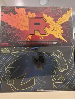 🔥 Pokemon Phantasmal Flames Mega Charizard & Team Rocket Moltres EX UPC Sealed - Image 1