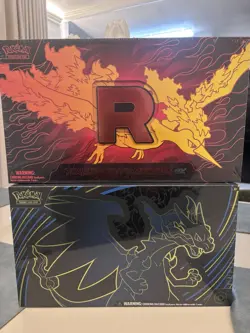 🔥 Pokemon Phantasmal Flames Mega Charizard & Team Rocket Moltres EX UPC Sealed - Image 2