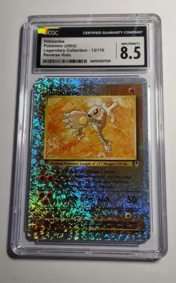 Pokemon CGC 8.5 Hitmonlee Legendary Collection Reverse Holo Mint 13/110 - Image 1