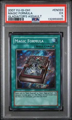 Yugioh - Magic Formula GLAS-EN093 Unlimited PSA 5 - Image 1