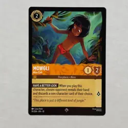 Mowgli 19/204 Disney Lorcana Whispers in the Well Regular Super Rare NM - Image 1