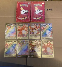 Pokemon gold metal collectors cards + 2023 McDonald’s Pokemon packs (unopened) - Image 1
