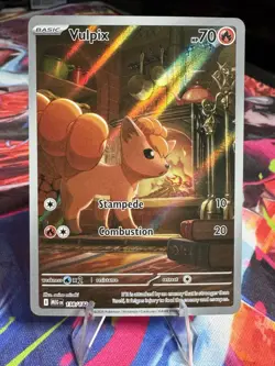 Vulpix 138/132 Pokemon Card Illustration Rare Mega Evolutions, Near Mint, TCG - Image 1