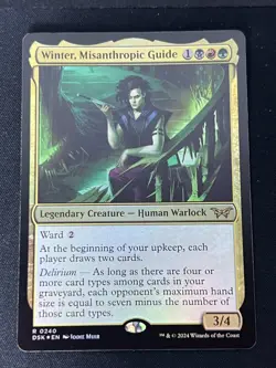 Winter, Misanthropic Guide FOIL Duskmourn: House of Horror Play - Image 1