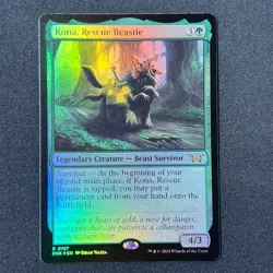 Kona, Rescue Beastie FOIL Duskmourn: House of Horror Play - Image 1