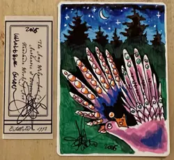 MTG ARTIST PROOF French Whalebone Glider Jeweled Bird AP Sketch Amy WEBER Magic - Image 1