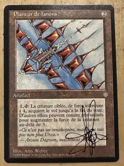MTG ARTIST PROOF French Whalebone Glider Jeweled Bird AP Sketch Amy WEBER Magic - Image 2
