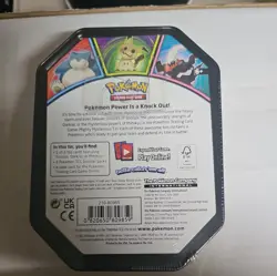 Pokemon Snorlax Mighty Mysterious Tin 2021 Factory Sealed Knock Out PKMN NEW - Image 2