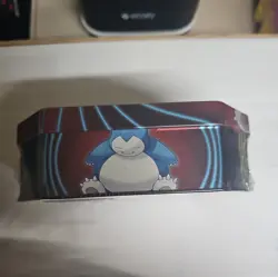 Pokemon Snorlax Mighty Mysterious Tin 2021 Factory Sealed Knock Out PKMN NEW - Image 4