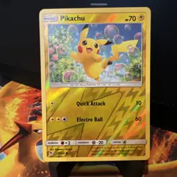 Pikachu 19/68 Hidden Fates 2019 REVERSE HOLO FOIL Pokemon TCG Card - NM - Image 1