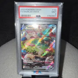 PSA 9 2020 Pokemon Sword & Shield Snorlax VMAX Full Art #142/202 - Image 1