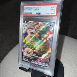 PSA 9 2020 Pokemon Sword & Shield Snorlax VMAX Full Art #142/202 - Image 2