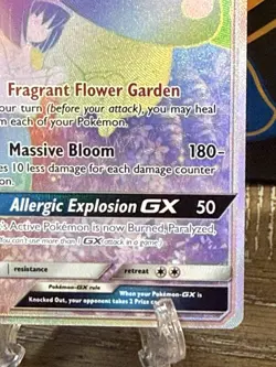 Pokemon TCG Vileplume GX Secret Rare 250/236 Near Mint - Image 5