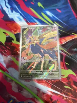 Pokemon TCG Zacian 100/094 Phantasmal Flames Illustration Rare Holo - Image 1