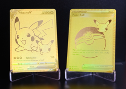 Pokemon Celebrations Pikachu V & PokeBall Gold Promos SWSH 145 & 146 NM - Image 4