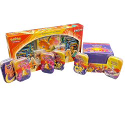 Lot of (6) Pokemon Kanto Power Mini Tin w/ 1x Display Case & XY Evolutions - Image 1