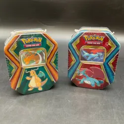 Lot of (13) Pokemon TCG Dragons Tins +10 Lost Origins Sleeved Packs SEALED - Image 2