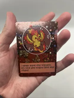 Pokiebubies 1st Edition Fan Art Chef Ken Lee Moltie #61 Moltres V2 Holo Pokemon - Image 3
