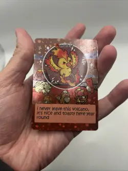 Pokiebubies 1st Edition Fan Art Chef Ken Lee Moltie #61 Moltres V2 Holo Pokemon - Image 4