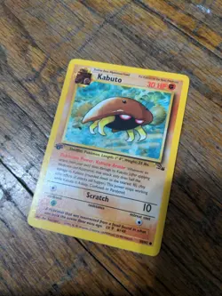 Pokemon TCG Fossil (1st Edition) #50/62 Kabuto LP+ - Image 3