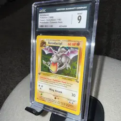 Pokemon Aerodactyl Prerelease 01/62 WOTC Promo Holo 1st Edition Cosmos CGC 9 MT - Image 4
