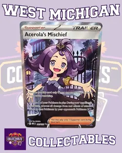 Acerola's Mischief 165/132 Me01: Mega Evolution Holo Pokemon NM - Image 1